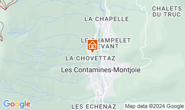 Carte Les Contamines Montjoie Chalet 956