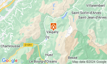 Carte Vaujany Appartement 15733