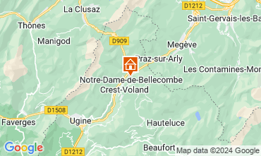 Carte Notre Dame de Bellecombe Chalet 120677
