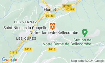 Carte Notre Dame de Bellecombe Chalet 120677