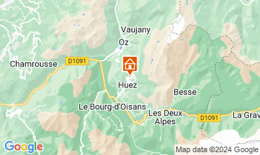 Carte Alpe d'Huez Studio 58480