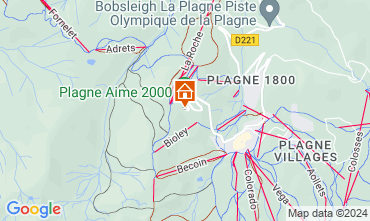 Carte La Plagne Studio 67091