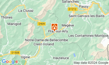 Carte Praz sur Arly Chalet 122698