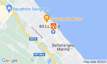 Carte Bellaria Igea Marina Appartement 76604