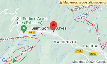 Carte Saint Sorlin d'Arves Appartement 39437