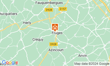 Carte Fruges Gite 123801