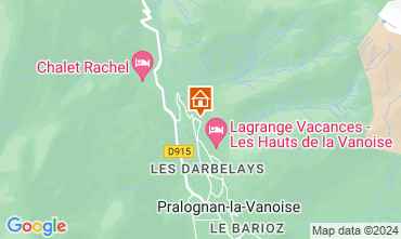 Carte Pralognan la Vanoise Chalet 44318