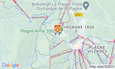 Carte La Plagne Studio 120729