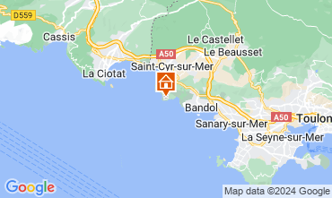 Carte Bandol Villa 8651