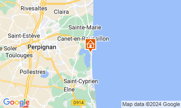 Carte Canet-en-Roussillon Mobil-home 128460