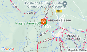 Carte La Plagne Studio 122075