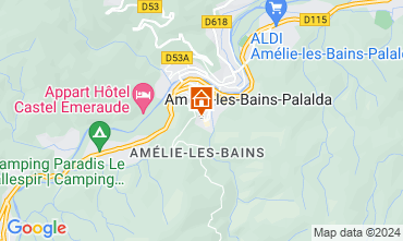 Carte Amlie-Les-Bains Studio 106653