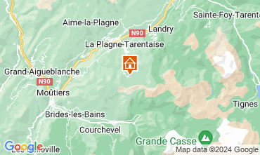 Carte La Plagne Chalet 2151