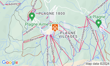 Carte La Plagne Chalet 2151