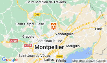 Carte Montpellier Villa 129015