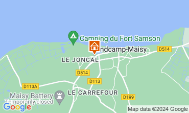 Carte Grandcamp-Maisy Gite 128449