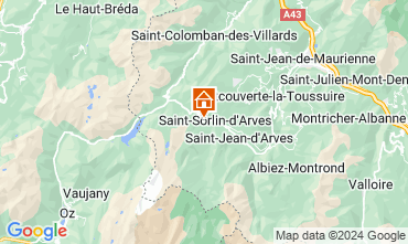 Carte Saint Sorlin d'Arves Chalet 2686