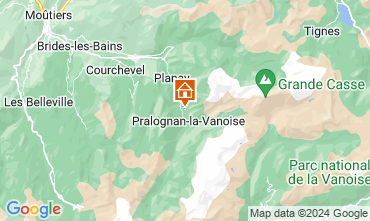Carte Pralognan la Vanoise Gite 45684