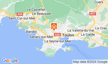 Carte Ollioules Villa 89864