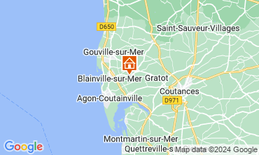 Carte Blainville-sur-Mer Gite 60256