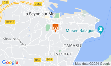 Carte La Seyne sur Mer Appartement 108145