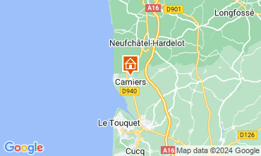 Carte Le Touquet Villa 113294