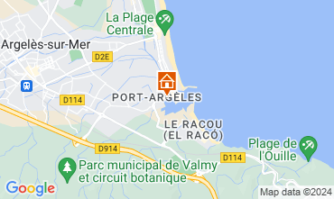 Carte Argeles sur Mer Appartement 124899