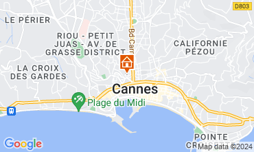 Carte Cannes Appartement 40957