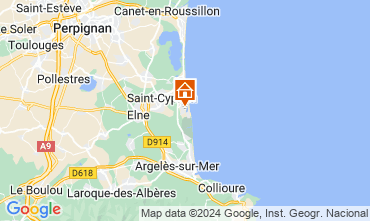 Carte Saint Cyprien Plage Appartement 122940