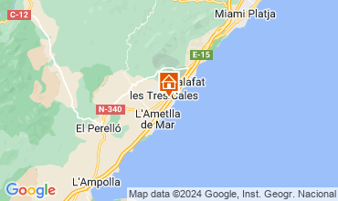 Carte L'Ametlla de Mar Chalet 126894
