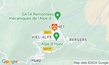 Carte Alpe d'Huez Studio 93526