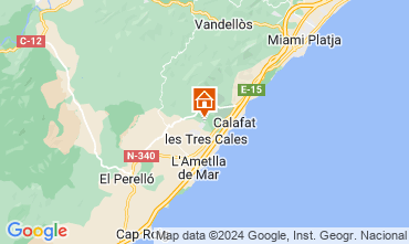 Carte L'Ametlla de Mar Chalet 126893