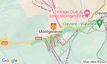 Carte Montgenvre Chalet 57805