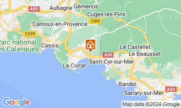 Carte La Ciotat Gite 99880