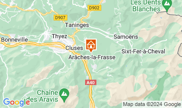 Carte Les Carroz d'Araches Gite 634