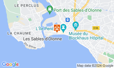 Carte Les  Sables d'Olonne Appartement 123300