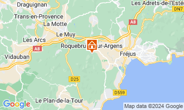 Carte Roquebrune sur Argens Gite 128015