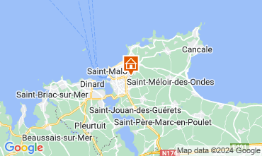 Carte Saint Malo Gite 125532