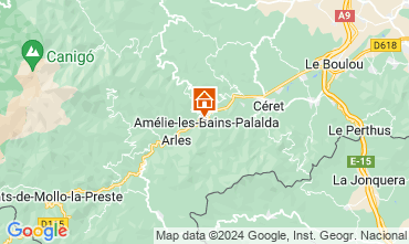 Carte Amlie-Les-Bains Studio 80375