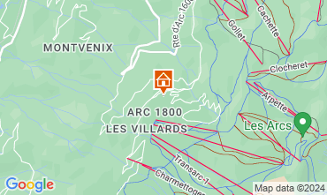 Carte Les Arcs Studio 26873