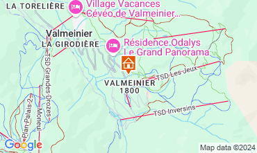 Carte Valmeinier Appartement 117420