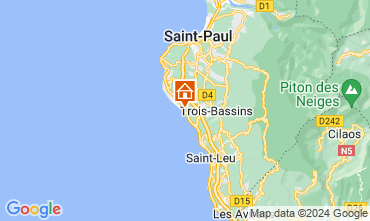 Carte La Saline les Bains Bungalow 50449