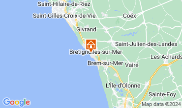 Carte Bretignolles sur mer Maison 126362