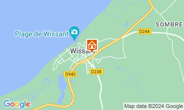 Carte Wissant Gite 125142