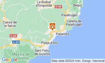 Carte Calonge Villa 54458