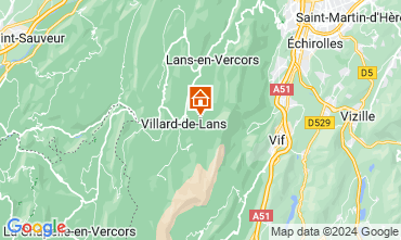 Carte Villard de Lans - Correnon en Vercors Appartement 18291