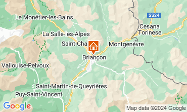 Carte Brianon Villa 119306