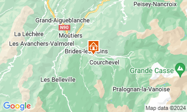 Carte Courchevel Chalet 127162