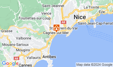 Carte Cagnes sur Mer Studio 88013