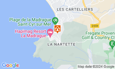 Carte Saint Cyr sur Mer Studio 110762